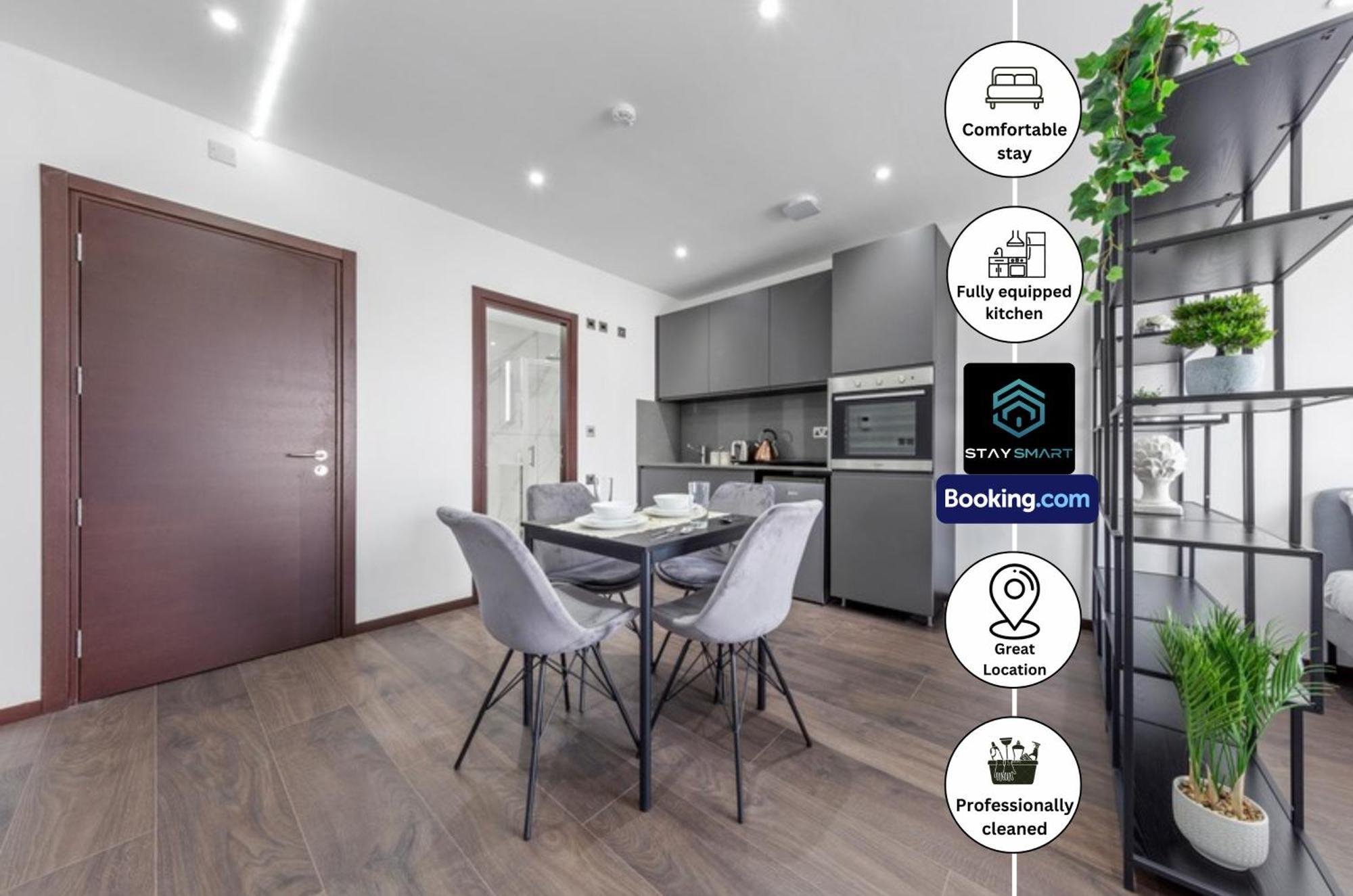 Stylish Studio Apt By Stay Smart Short Lets & Serviced Accommodation Woodstock With Free Wifi London Exterior foto